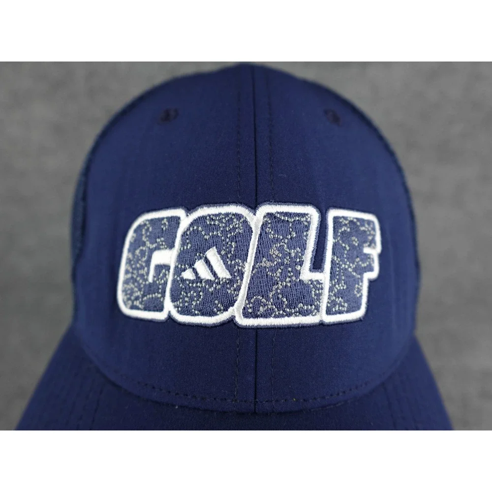 Adidas Golf Trucker Hat Navy Blue One Size‎ Fits Most Mesh Back